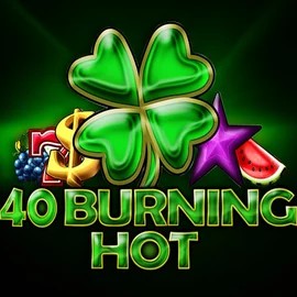 Enjoy 40 Burning Hot by Amusnet Interactive – logo hosted on spinitcasinoo.com