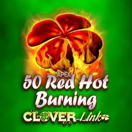50 Red Hot Burning Clover Links logo – Slots by Novomatic at Spinit Casino