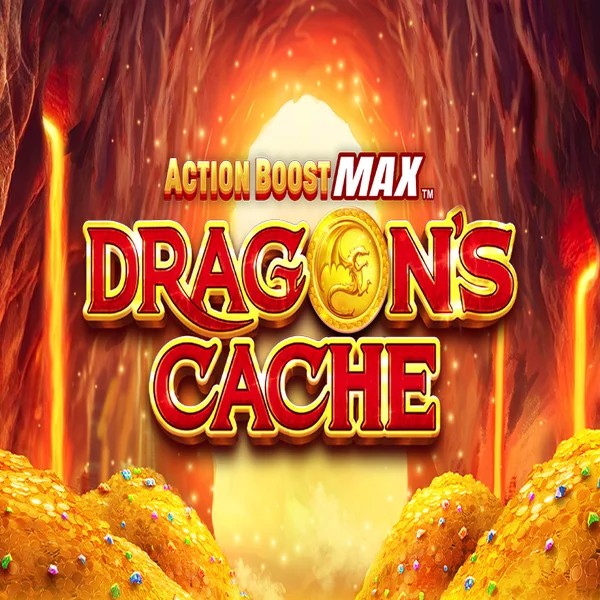 Action Boost Max Dragon's Cache casino game by SpinPlay Games – featured logo at Spinit Casino