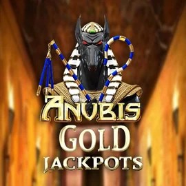 Anubis Gold Jackpots logo by Inspired Gaming at Spinit Casino
