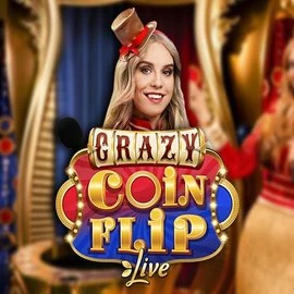 Crazy Coin Flip logo – Live Casino by Evolution at Spinit Casino