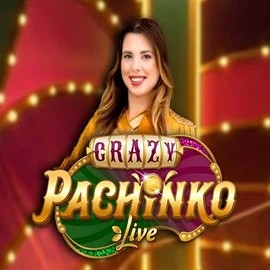 Crazy Pachinko logo by Evolution at Spinit Casino
