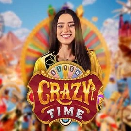 Live Casino logo of Crazy Time from Evolution at Spinit Casino
