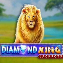 Diamond King Jackpots slot visual from SpinPlay Games available on spinitcasinoo.com