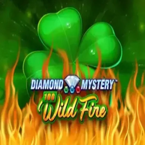Diamond Mystery 100 Wild Fire slot visual from Greentube available on spinitcasinoo.com