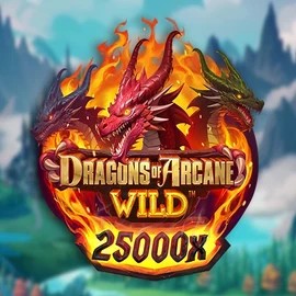 Dragons of Arcane Wild by Foxium, showcased at spinitcasinoo.com – game logo