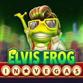 Elvis Frog In Vegas slot visual from BGAMING available on spinitcasinoo.com