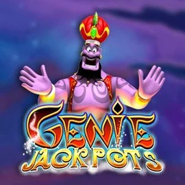 Genie Jackpots slot visual from Blueprint Gaming available on spinitcasinoo.com