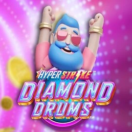 Hyper Strike Diamond Drums slot visual from Gameburger Studios available on spinitcasinoo.com