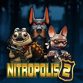 Nitropolis 2 slot logo by ELK Studios at Spinit Casino