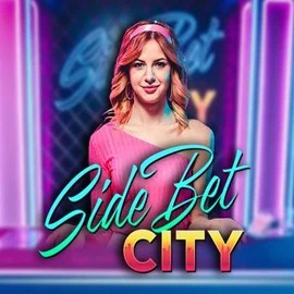 Side Bet City online game logo by Evolution on spinitcasinoo.com