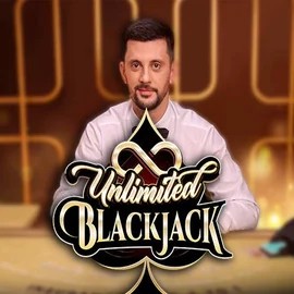 Official Live Casino logo: Unlimited Blackjack by Ezugi at Spinit Casino